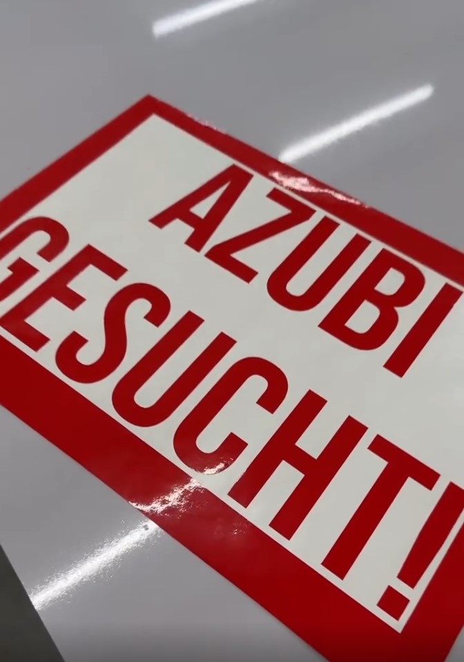 📢 Jetzt bewerben: Ausbildungsplatz 2025+2026 frei! 🎨🔧