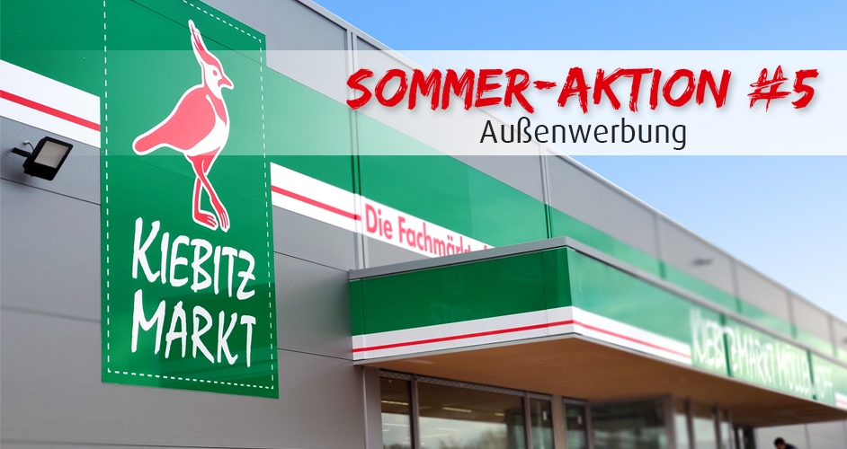 Sommer-Aktion Nr. 5 - Aussenwerbung
