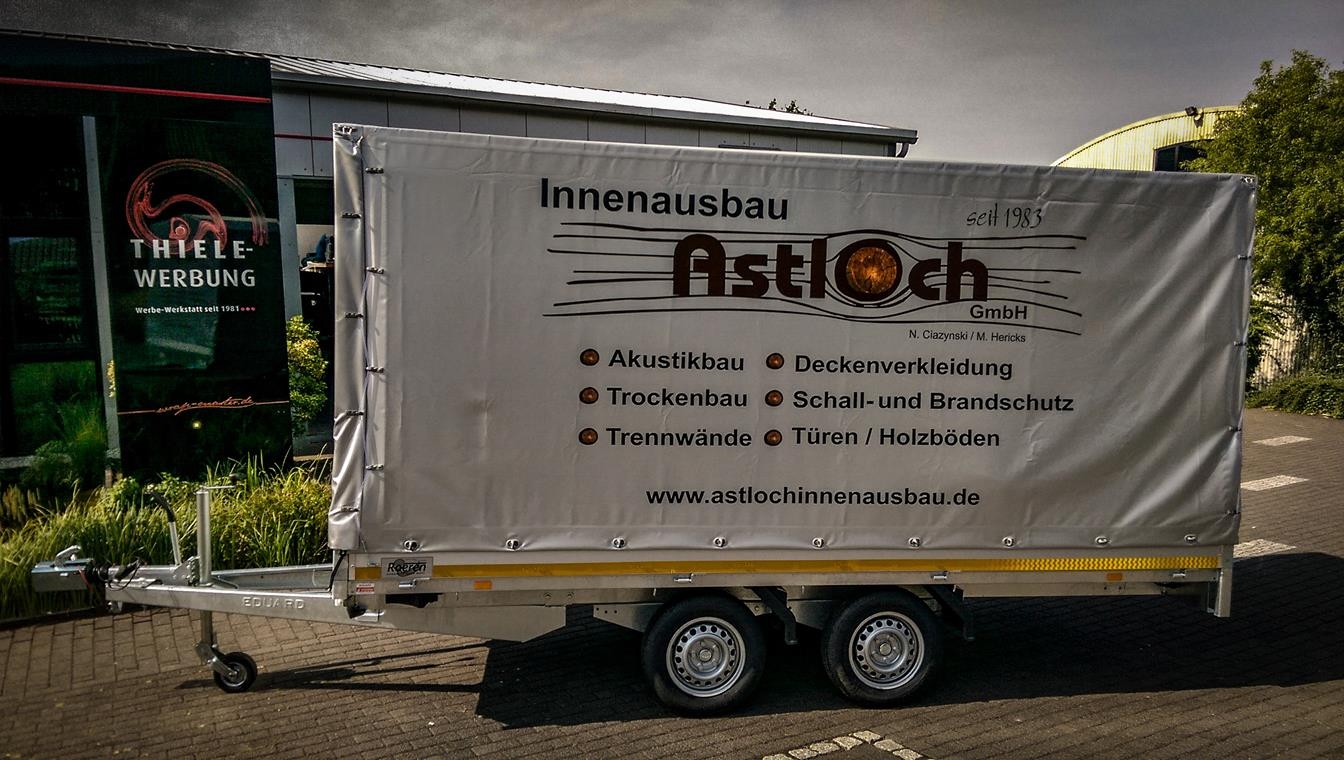 Planenbeschriftung Anhänger